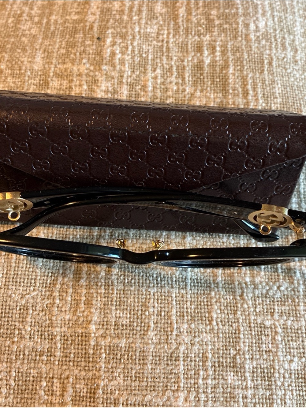 Gucci GG1028SK  001 56 145 Black Frame Sunglasses - Picture 4 of 10